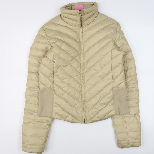 Roxy Women's Beige Puffer Jacket Size 12