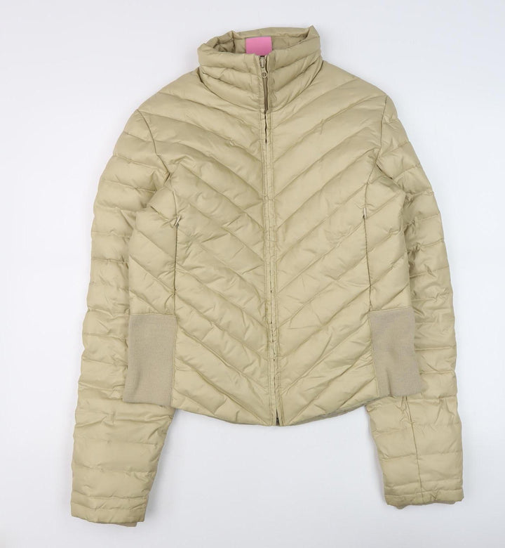 Roxy Women's Beige Puffer Jacket Size 12