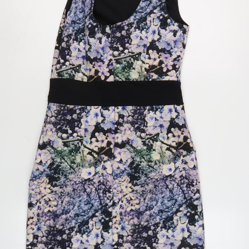 Coast Women's Floral Sheath Dress Size 8 Multicoloured