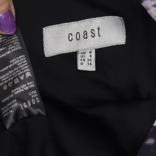 Coast Women's Floral Sheath Dress Size 8 Multicoloured