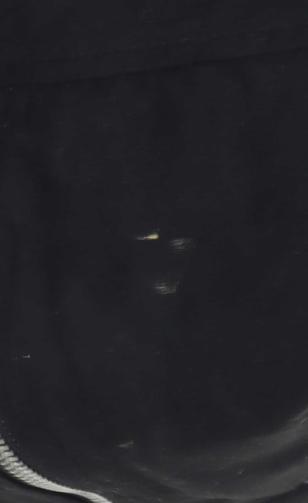 H&M Women's Black Pinafore Dress Size 10 Zip Casual