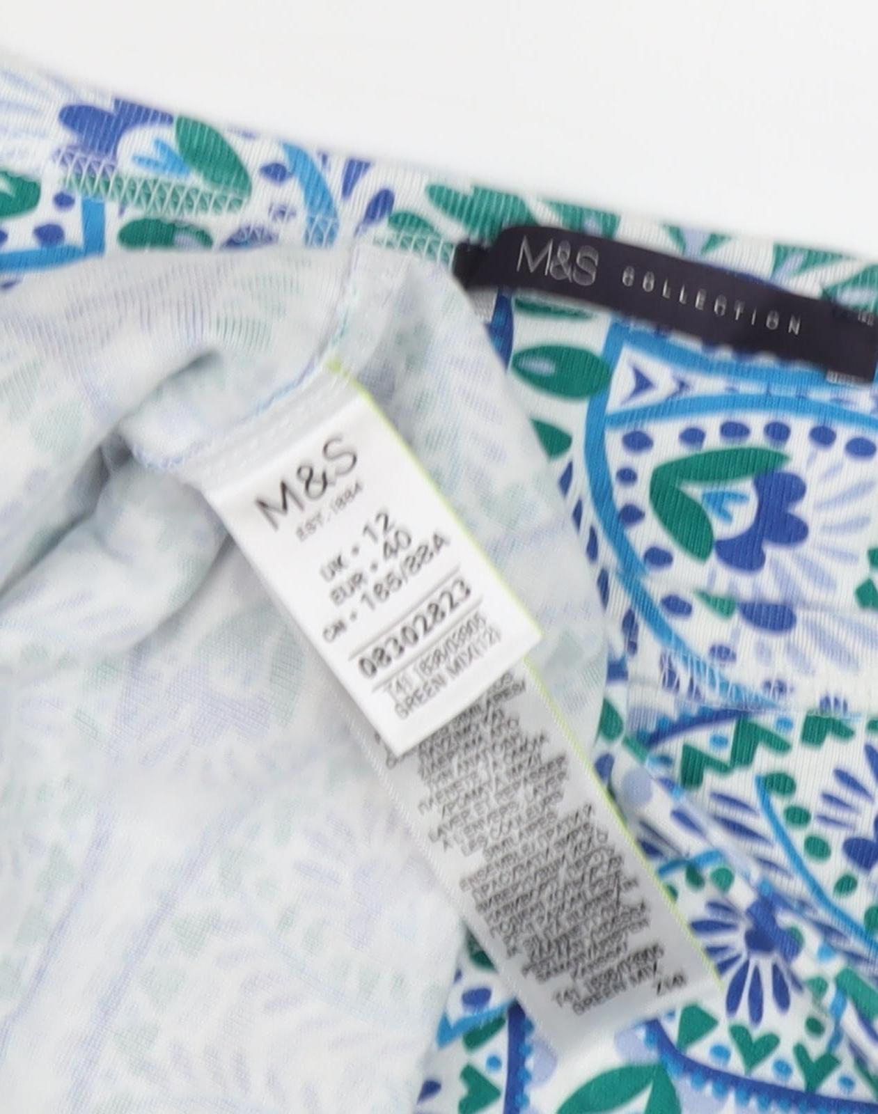 Marks and Spencer Women's Multicoloured Top Size 12