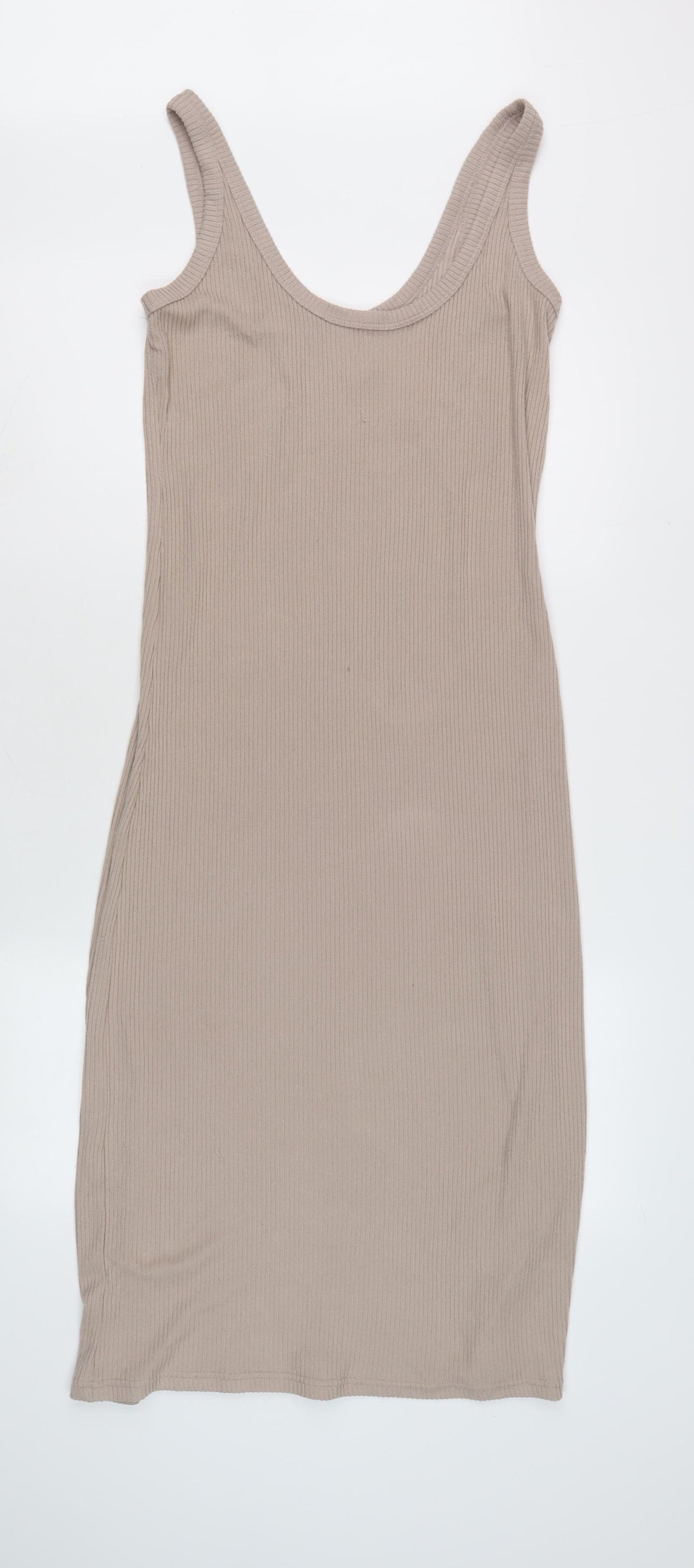 John Lewis Beige Women’s Midi Slip Dress M