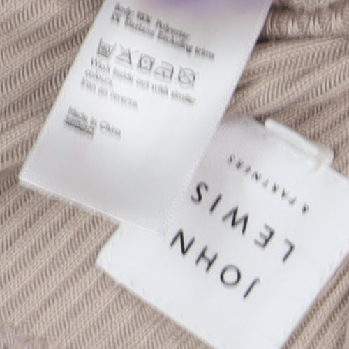 John Lewis Beige Women’s Midi Slip Dress M