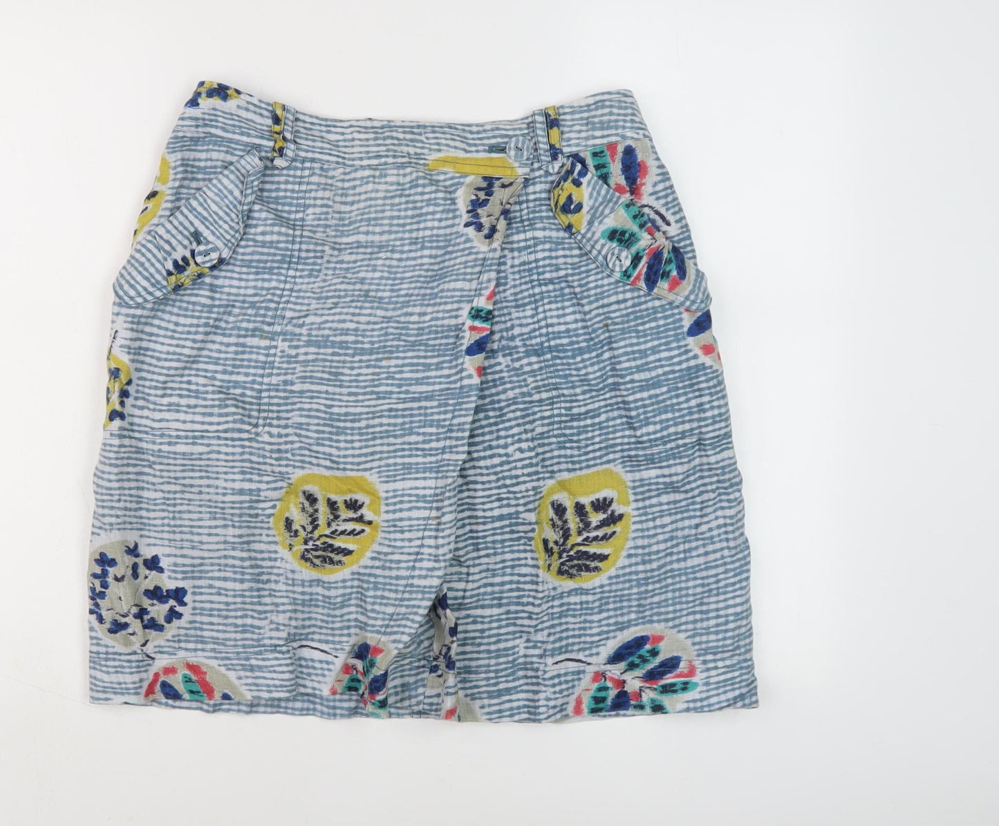 White Stuff Women's Multicoloured Floral Skirt Size 8