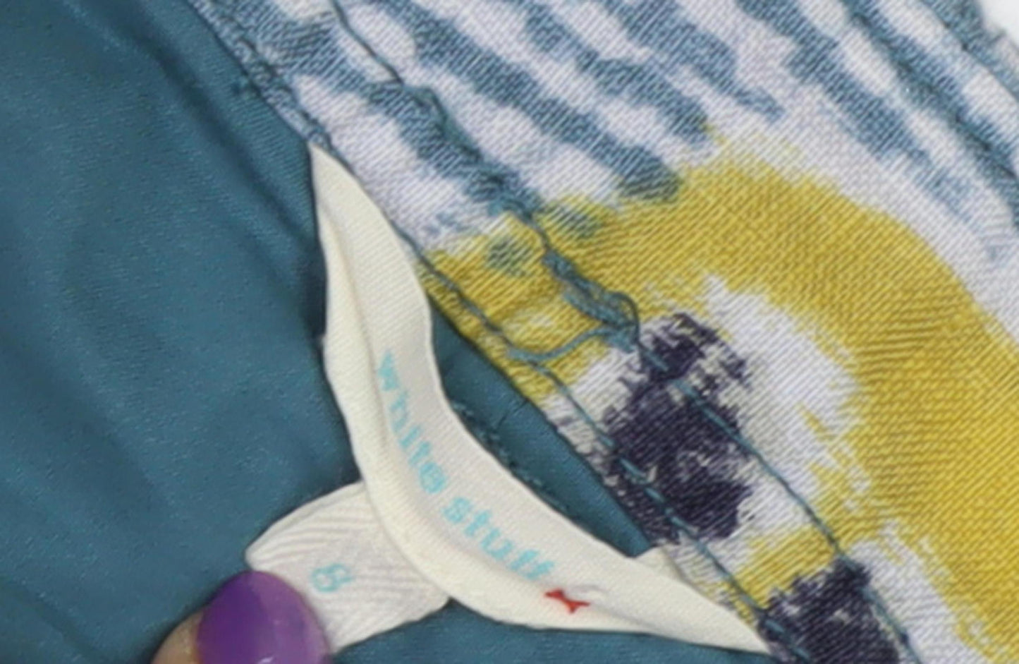 White Stuff Women's Multicoloured Floral Skirt Size 8