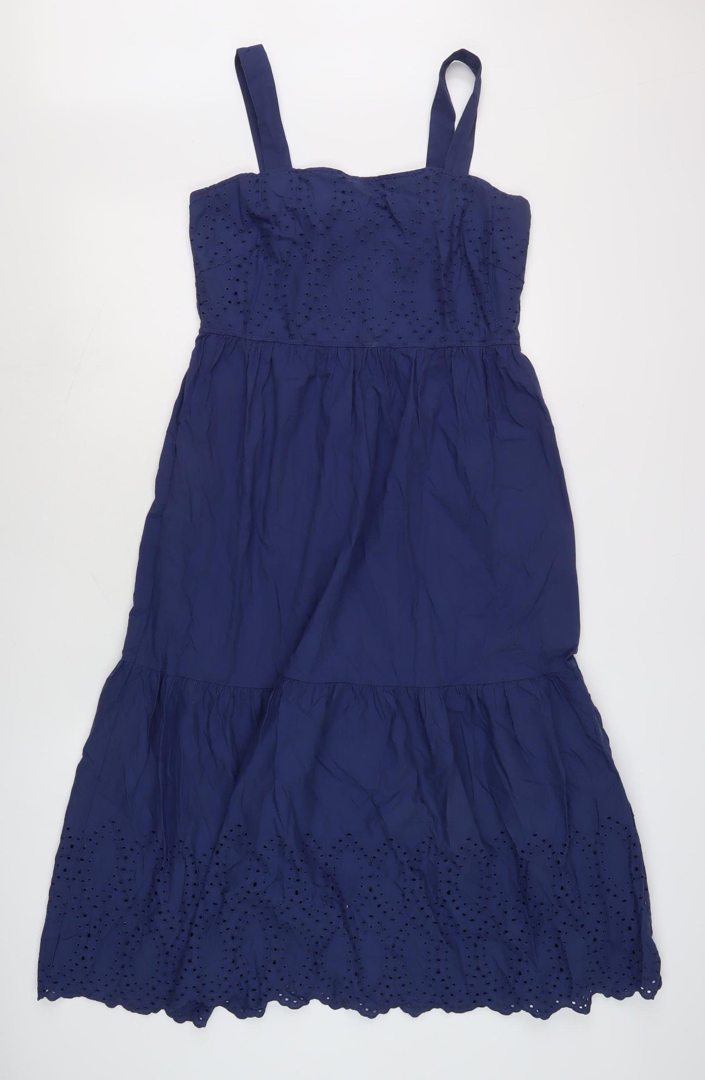 UNIQLO Women's Blue Midi Slip Dress M