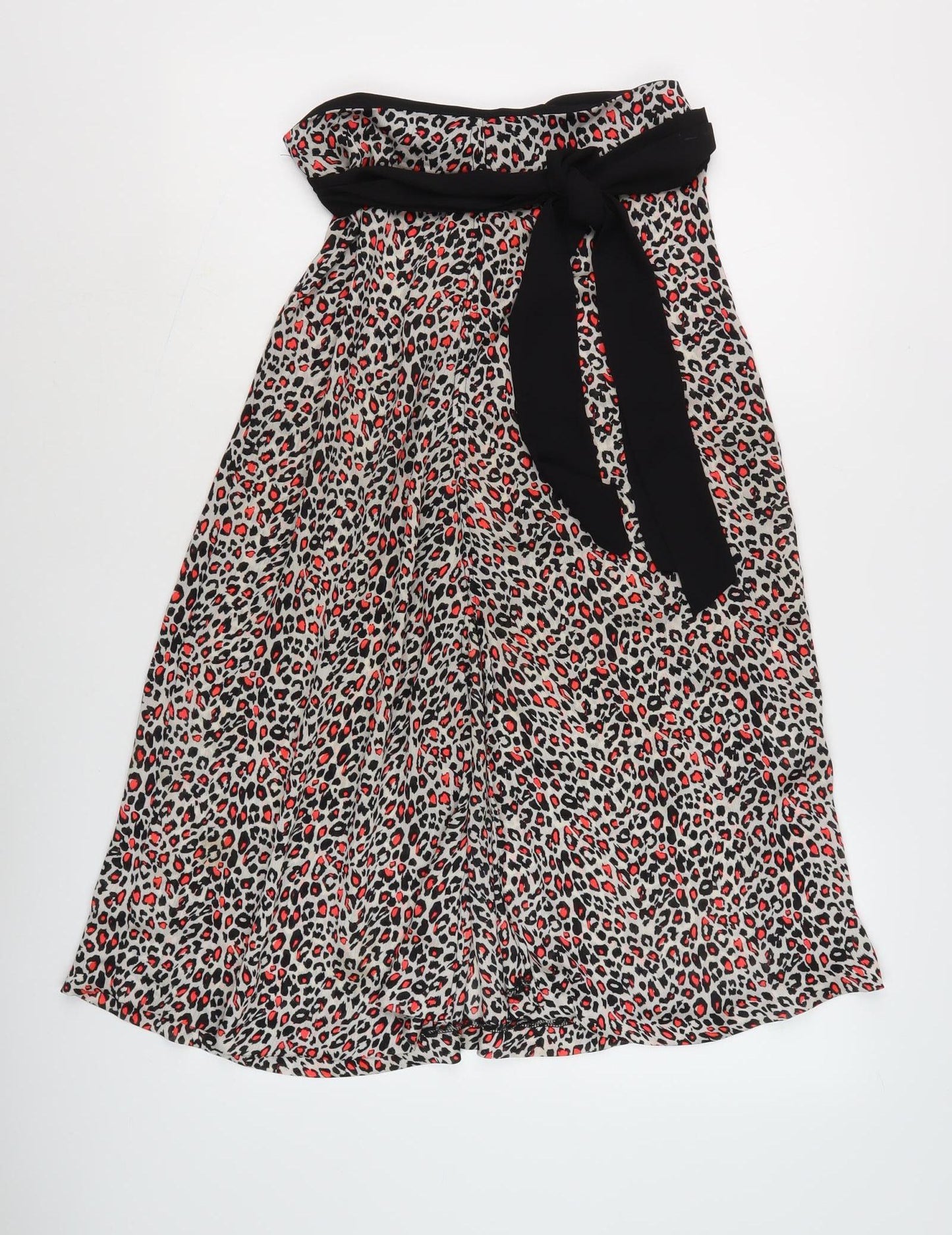 Zara Women's Multicoloured Animal Print Skirt M