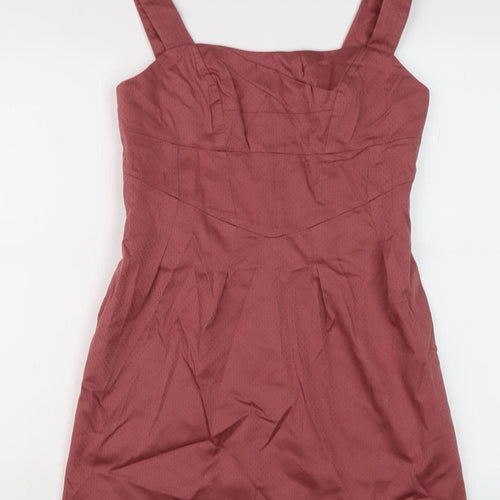 Next Women's Red Sleeveless Dress, Size 10