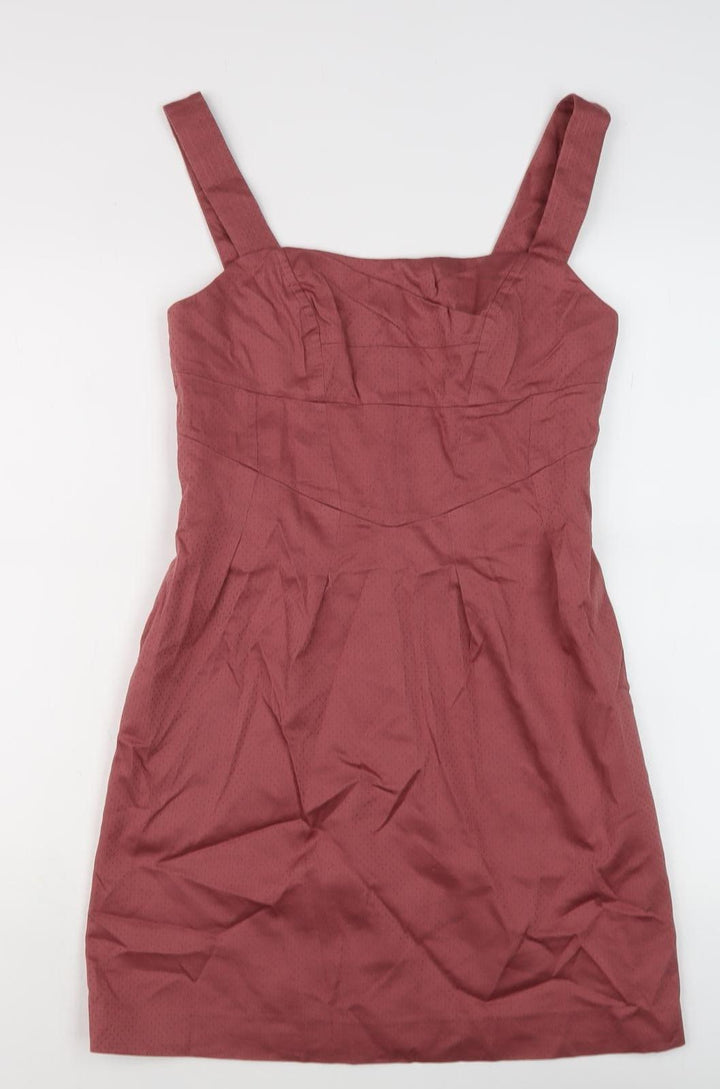 Next Women's Red Sleeveless Dress, Size 10