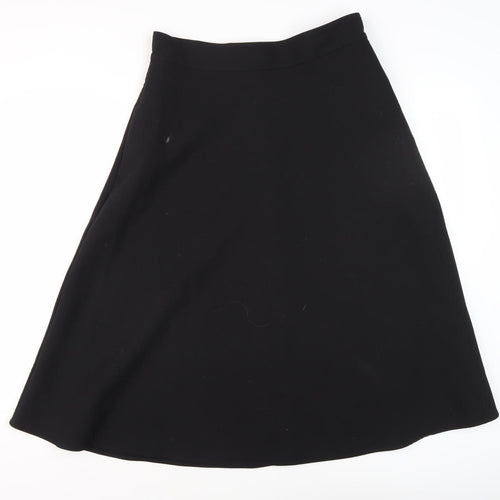 Marks and Spencer Women's Black A-Line Skirt Size 12