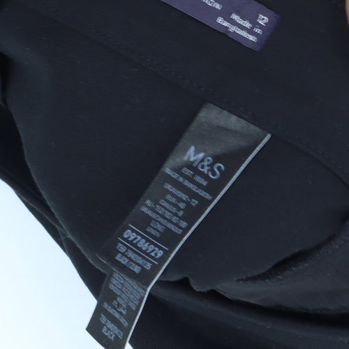 Marks and Spencer Women's Black A-Line Skirt Size 12