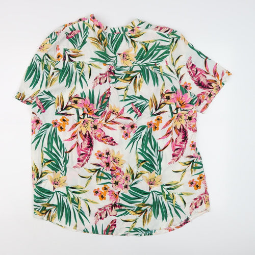 ISLE Essentials Women's Multicoloured Floral Blouse, Size 16