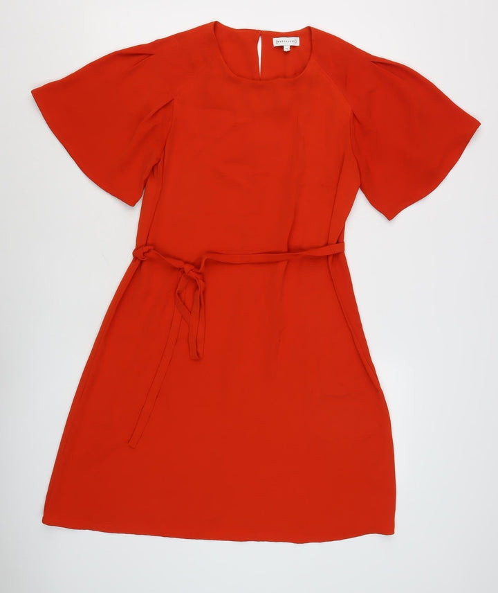 Warehouse Women's Red Shift Dress Size 10