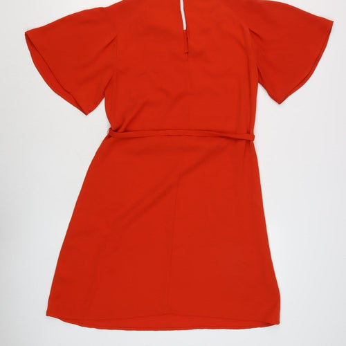 Warehouse Women's Red Shift Dress Size 10