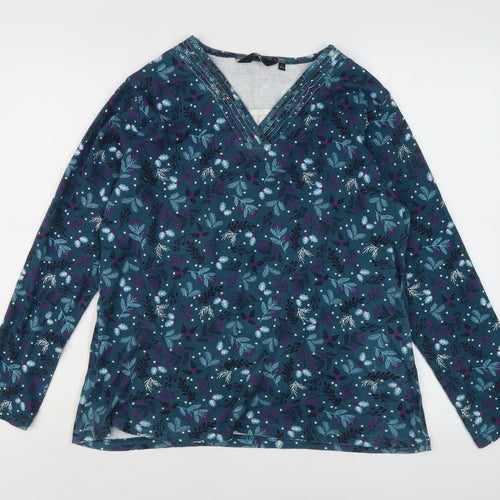 Edinburgh Woollen Mill Women's Floral T-Shirt L