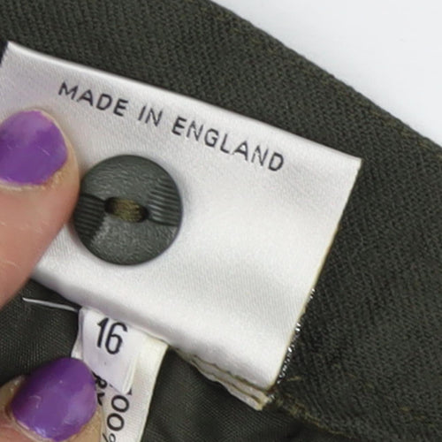 Leonella Women's Green 16 Pencil Skirt