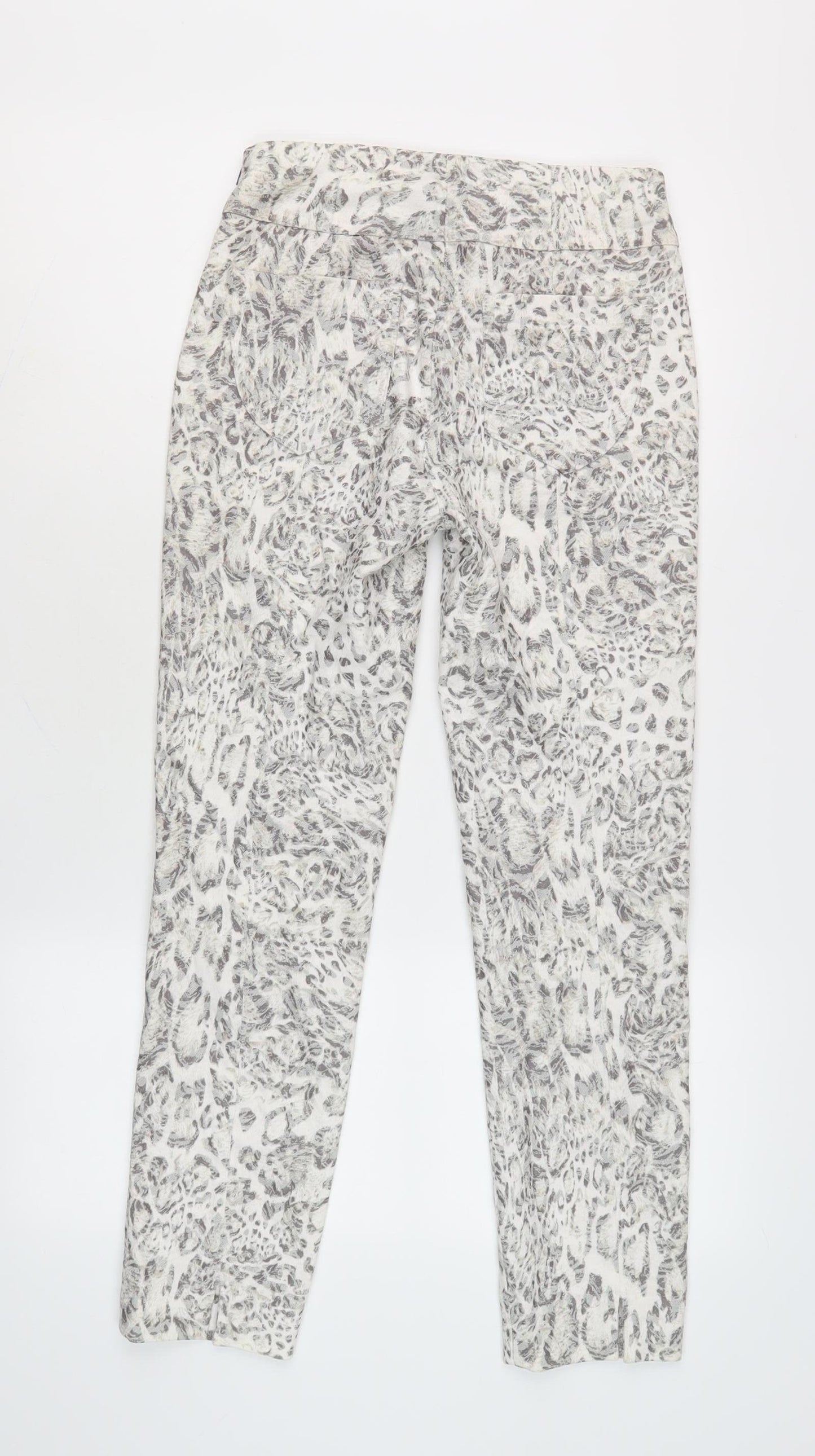 Robel Women's Multicoloured Trousers Size 6 with Animal Print