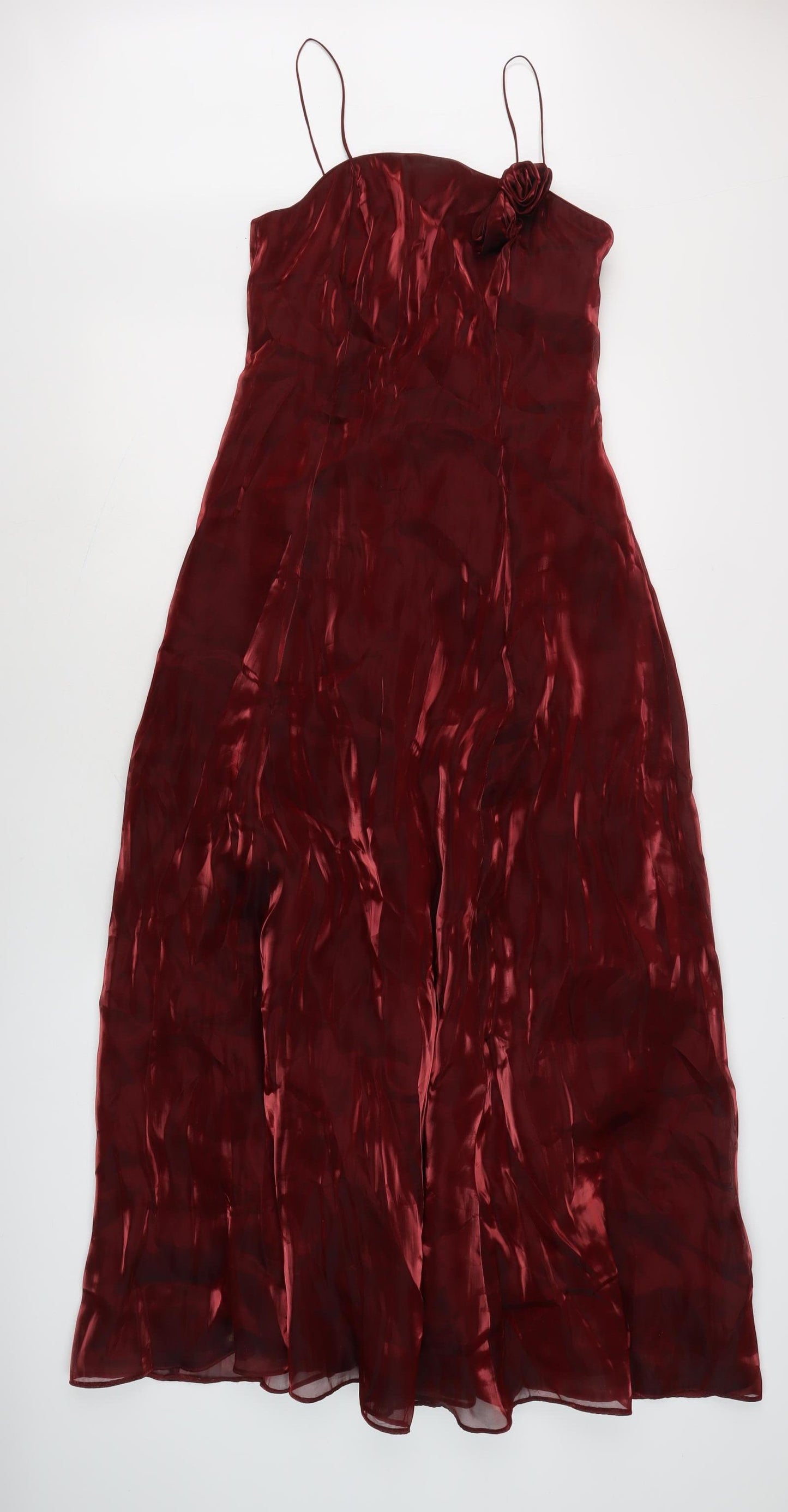 Début Women's Long Red Evening Dress, Sleeveless