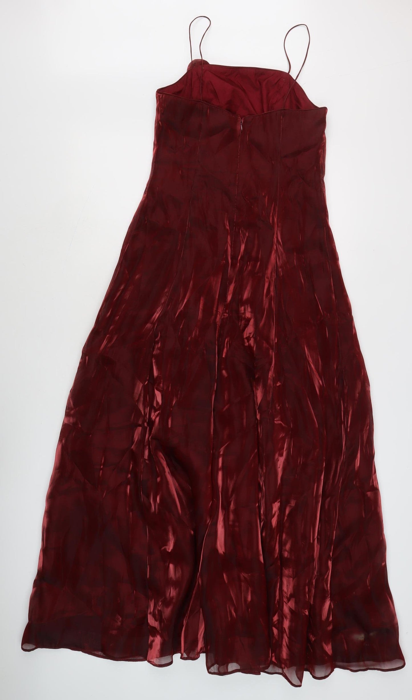 Début Women's Long Red Evening Dress, Sleeveless