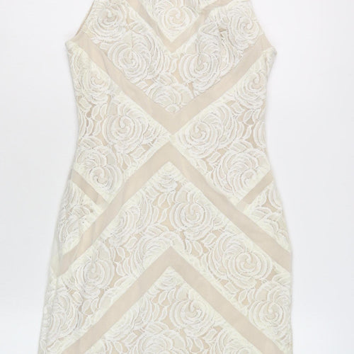 Julia Jordan Women's Ivory Sheath Cocktail Dress