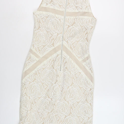 Julia Jordan Women's Ivory Sheath Cocktail Dress