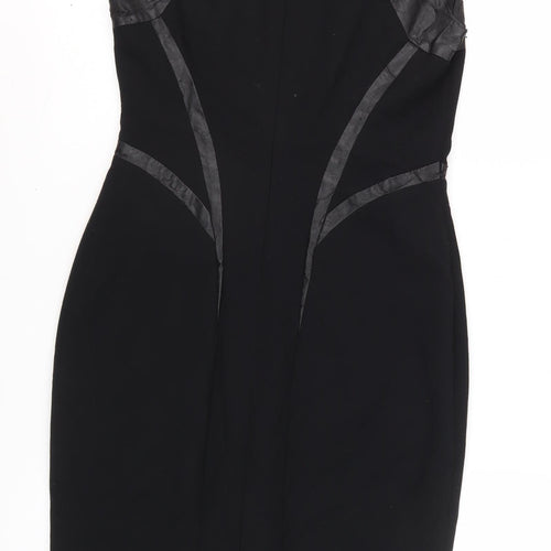 Marks and Spencer Black Sheath Dress Size 8 Women