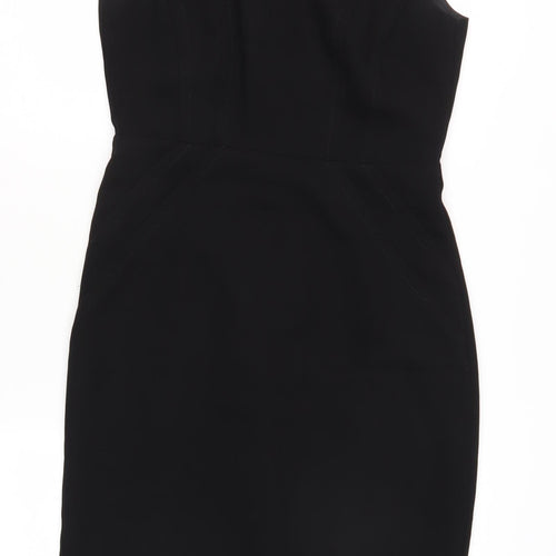 Marks and Spencer Black Sheath Dress, Size 10, Women