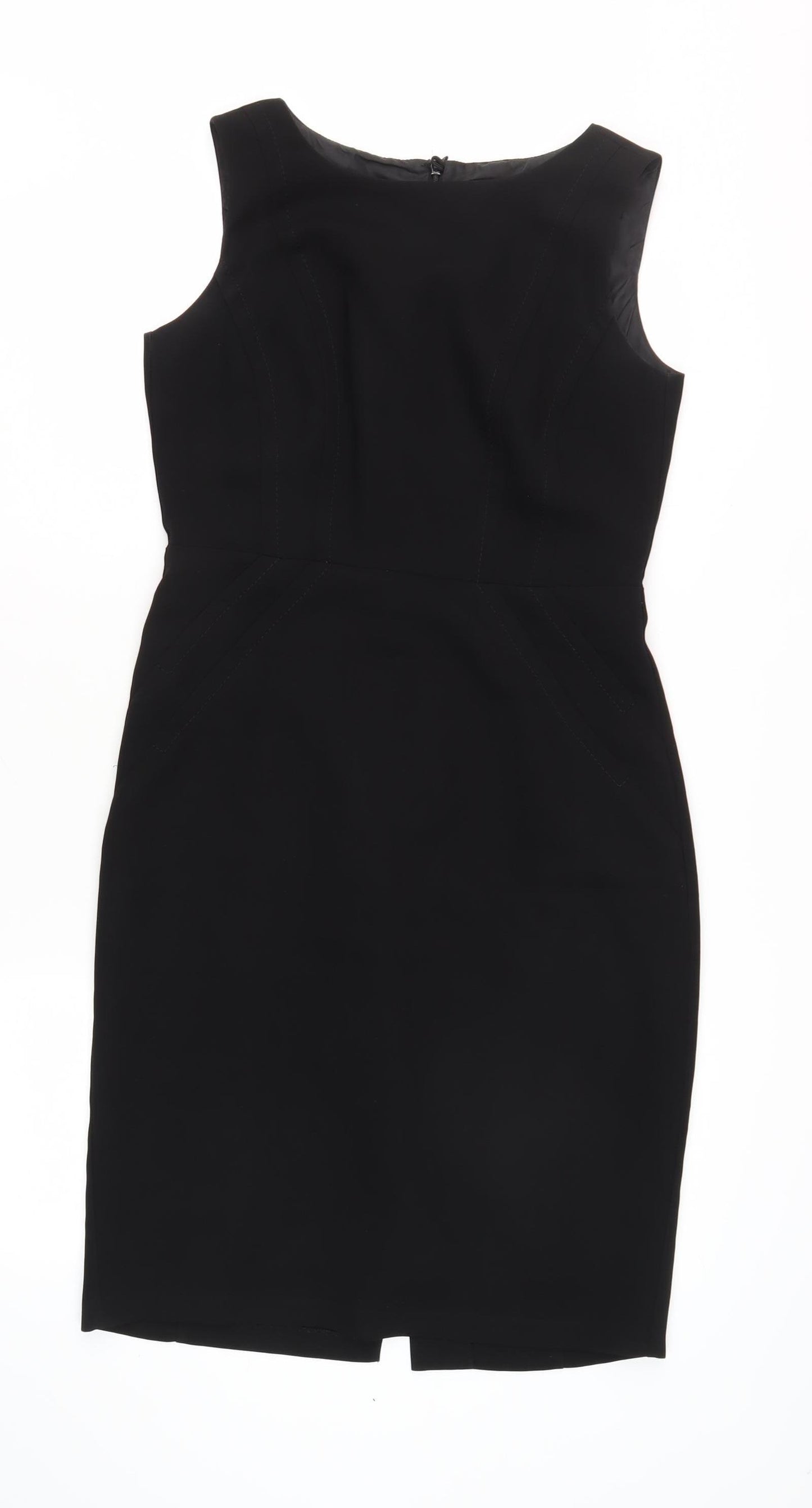 Marks and Spencer Black Sheath Dress, Size 10, Women