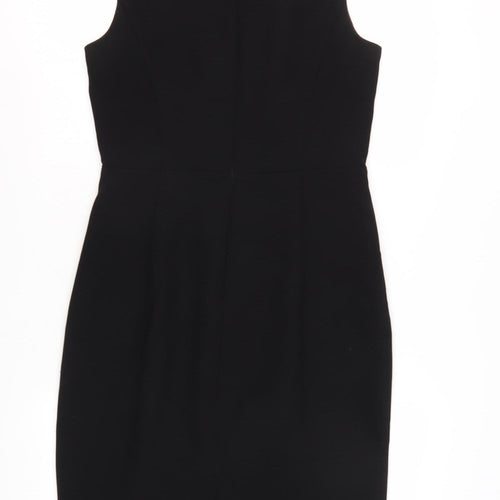 Marks and Spencer Black Sheath Dress, Size 10, Women
