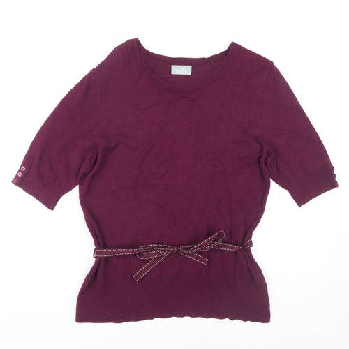 Wallis Women's Purple Pullover Jumper Size 18