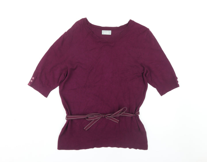 Wallis Women's Purple Pullover Jumper Size 18