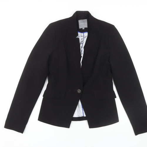 Principles Women's Black Blazer Size 8 Slim Fit