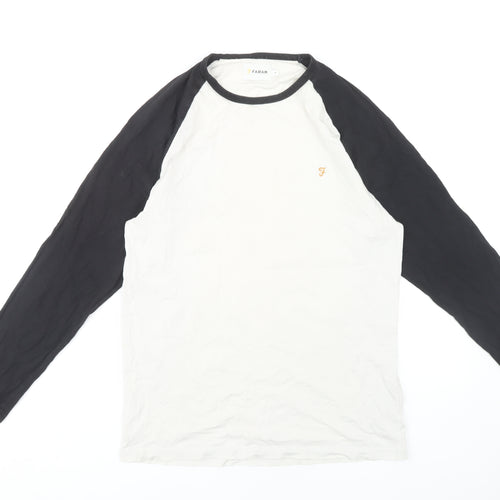 Farah Men's Colourblock Long Sleeve T-Shirt M