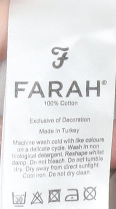 Farah Men's Colourblock Long Sleeve T-Shirt M