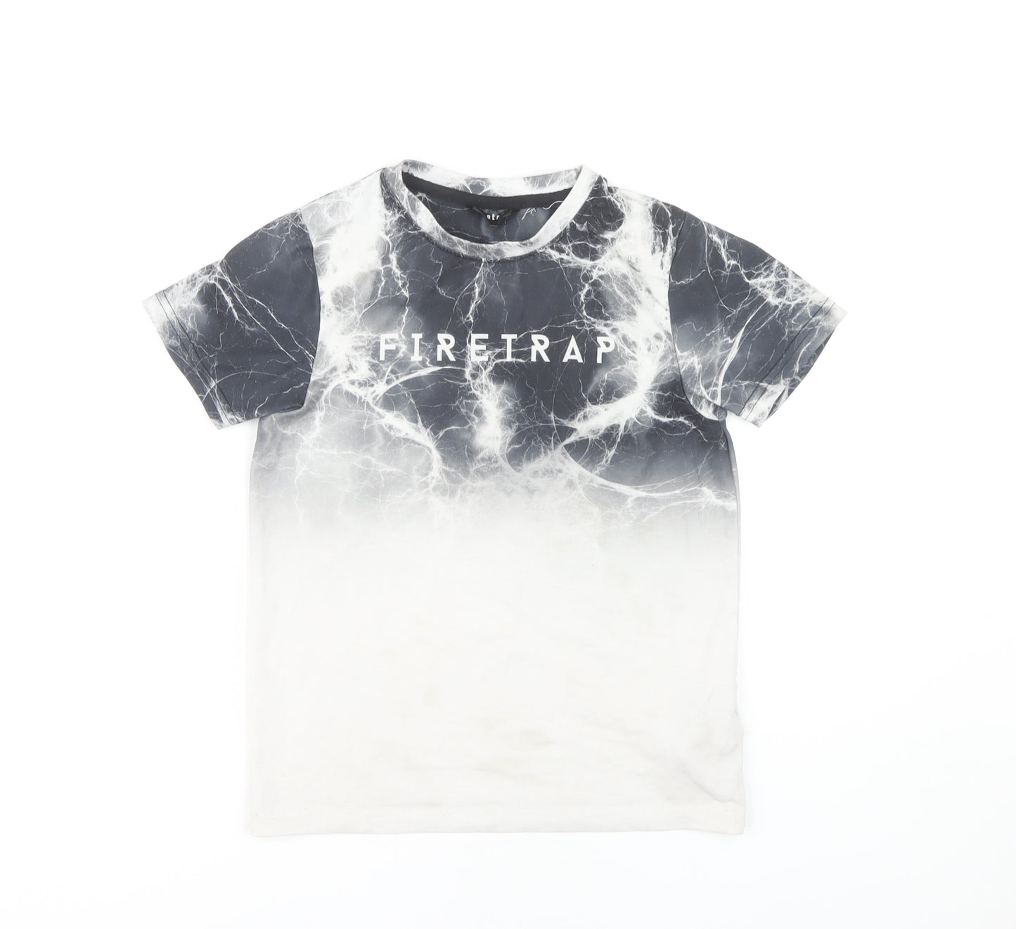 Firetrap Boys Grey Graphic Print T-Shirt 7-8 Years