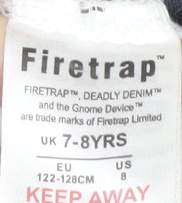 Firetrap Boys Grey Graphic Print T-Shirt 7-8 Years