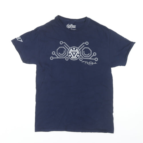 Lootcrate Men's Blue Avengers Iron Man T-Shirt M