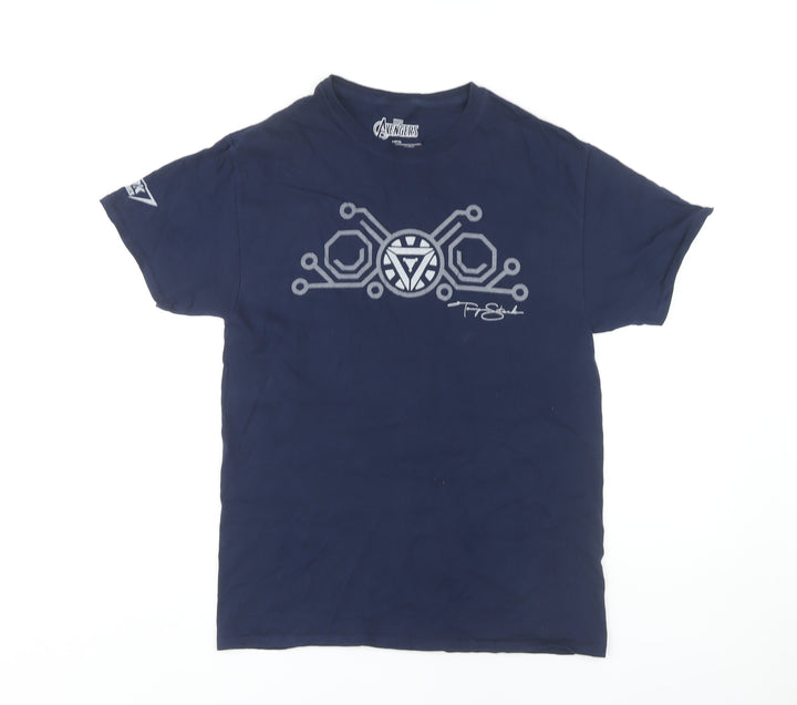 Lootcrate Men's Blue Avengers Iron Man T-Shirt M