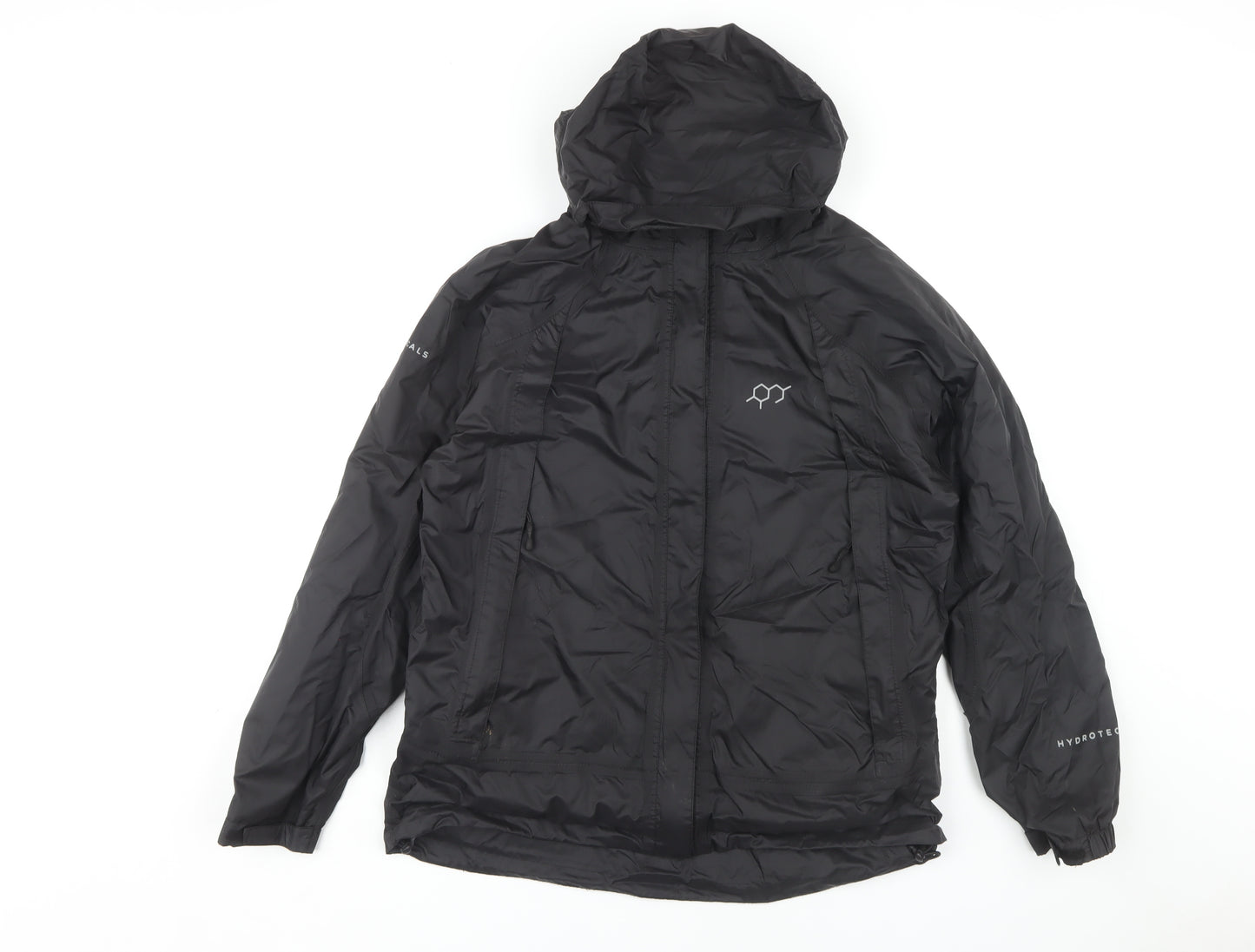Technicals Women's Black Rain Coat Jacket Size 14