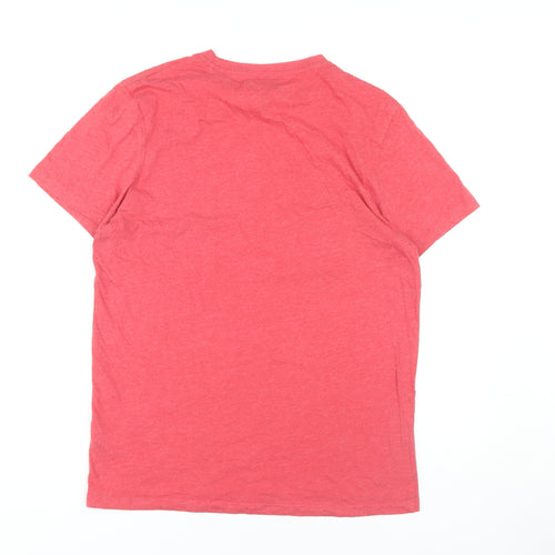 Men's Red One Piece Anime T-Shirt - Size L, Graphic
