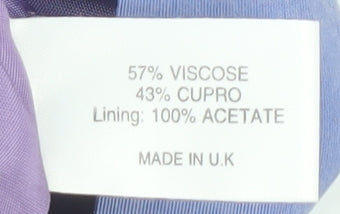 Monsoon Women's Purple Knee-Length Pencil Skirt Size 12