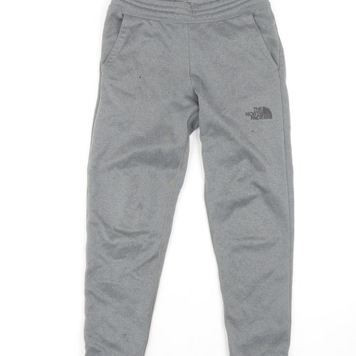 The North Face Boys Grey Joggers M - Casual Fleece Trousers