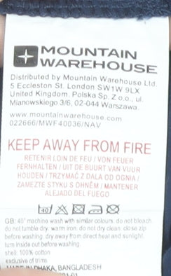 Mountain Warehouse Girls Blue Shorts, Size 11-12 Years