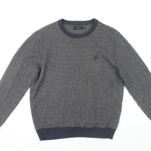 Jeff Banks Mens Grey Pullover Jumper, Medium