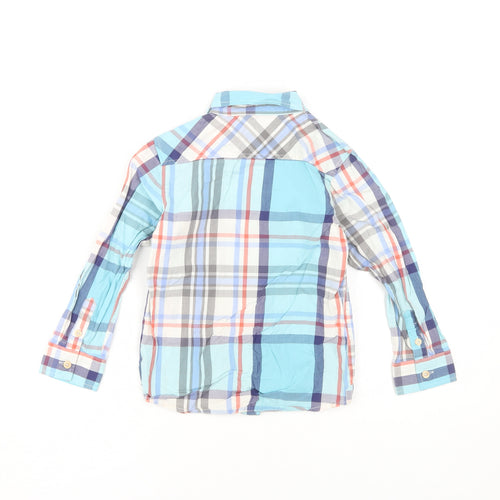 Joules Boys Multicoloured Button-Up Plaid Shirt 5 Years