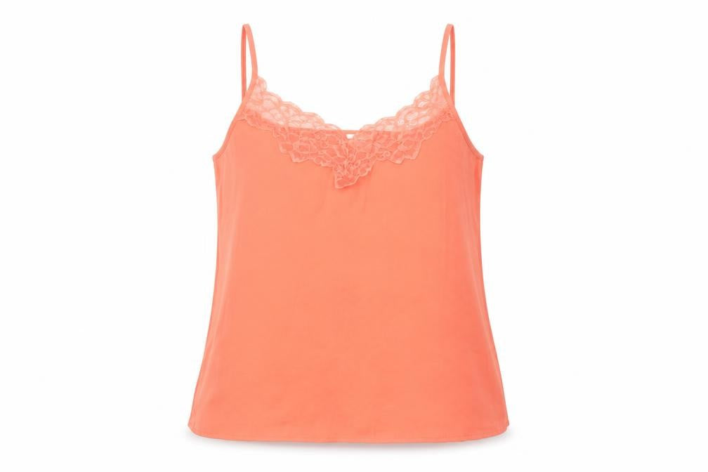 Jacqueline de Yong Women's Orange Camisole Tank Top, Size 8