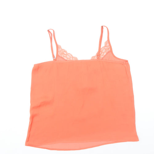 Jacqueline de Yong Women's Orange Camisole Tank Top, Size 8