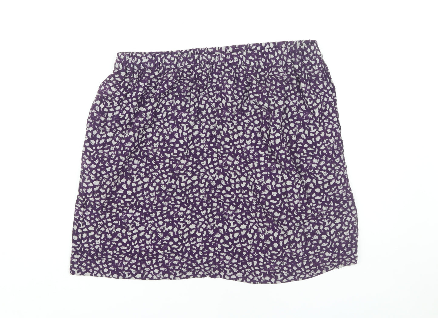 Noa Noa Women's Purple Animal Print Skirt Size 14