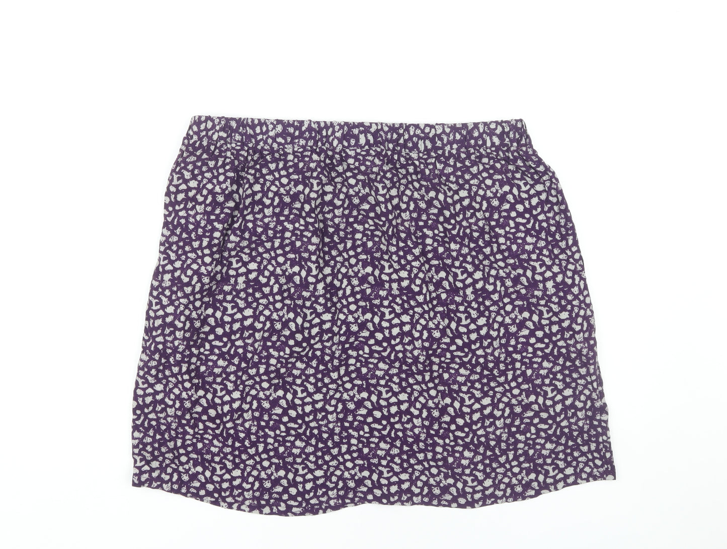 Noa Noa Women's Purple Animal Print Skirt Size 14